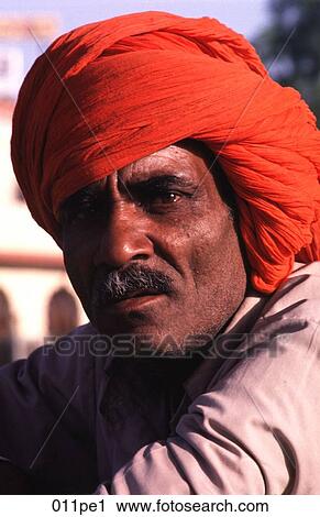 Indian Man in Red Turban Rajastan View Large Photo Image Stock Image - Indian Man in Red Turban Rajastan. Fotosearch