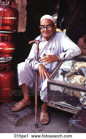 Old Man With Stick Sitting Pakistan View Large Photo Image Stock Image - Old Man With Stick Sitting Pakistan. Fotosearch