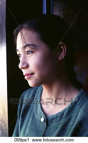 Thoughtful Young Asian Woman View Large Photo Image Stock Image - Thoughtful Young Asian Woman. Fotosearch