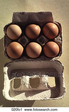 Box of Six Eggs View Large Photo Image Stock Image - Box of Six Eggs. Fotosearch