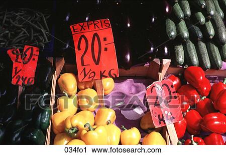 Fruit and Vegetable Stall View Large Photo Image Stock Image - Fruit and Vegetable Stall. Fotosearch