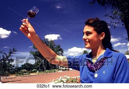 Young Woman Winetasting View Large Photo Image Stock Image - Young Woman Winetasting. Fotosearch