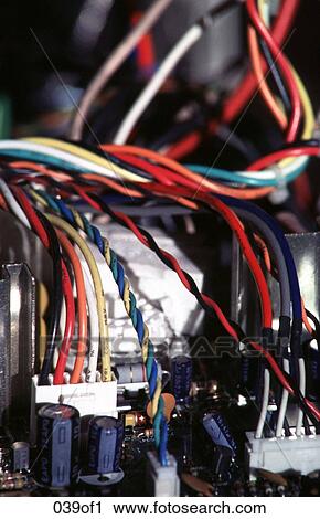 Coloured Wires Connecting Circuit Board View Large Photo Image Stock Image - Coloured Wires Connecting Circuit Board. Fotosearch