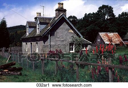 Cottage Scotland UK View Large Photo Image Stock Image - Cottage Scotland UK. Fotosearch