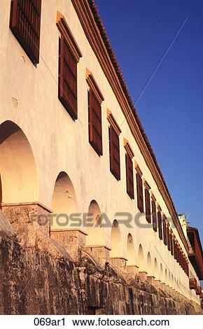 Stock Image - Spanish Colonial Museum Catagena Colombia. Fotosearch