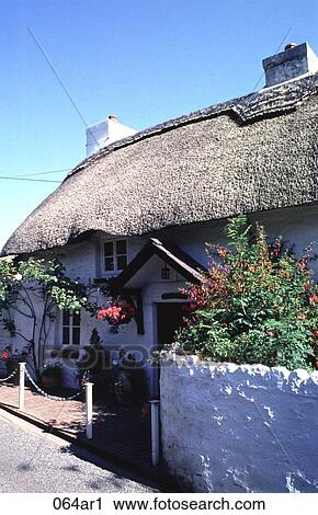 Thatched Cottage UK View Large Photo Image Stock Image - Thatched Cottage UK. Fotosearch