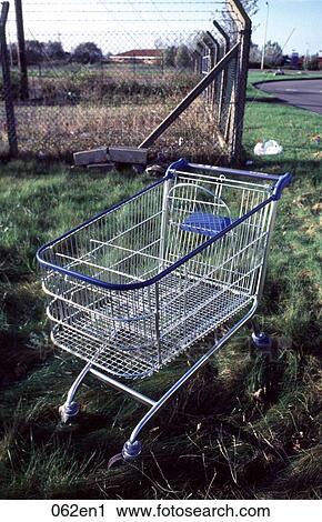Dumped Supermarket Trolley UK View Large Photo Image Stock Image - Dumped Supermarket Trolley UK. Fotosearch