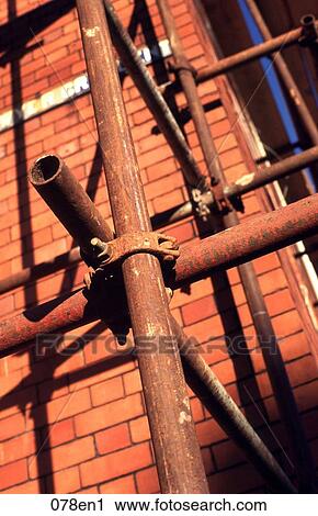 Rusty Scaffold Poles View Large Photo Image Stock Image - Rusty Scaffold Poles. Fotosearch
