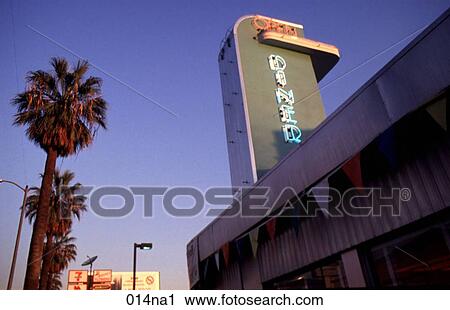 Diner Neon Sign Los Angeles View Large Photo Image Stock Image - Diner Neon Sign Los Angeles. Fotosearch