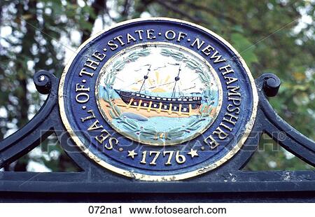 Stock Image - Seal of the State of New Hampshire. Fotosearch