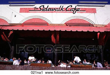 Sidewalk Cafe Venice Los Angeles View Large Photo Image Stock Image - Sidewalk Cafe Venice Los Angeles. Fotosearch