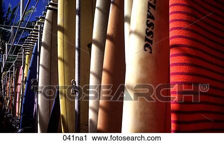 Surfboards Hawaii View Large Photo Image Stock Image - Surfboards Hawaii. Fotosearch