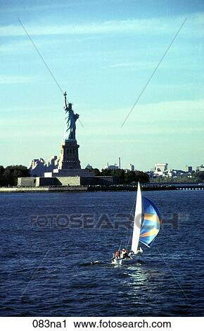 The Statue of Liberty and Hudson River New York View Large Photo Image Stock Image - The Statue of Liberty and Hudson River New York. Fotosearch