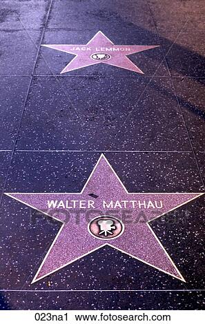 Walter Matthau`s Star Hollywood Boulevard Los Angeles View Large Photo Image Stock Image - Walter Matthau`s Star Hollywood Boulevard Los Angeles. Fotosearch