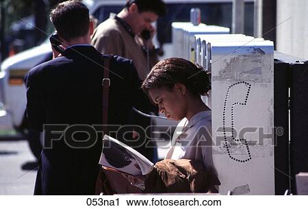 Woman Waiting at Public Phones Boston View Large Photo Image Stock Image - Woman Waiting at Public Phones Boston. Fotosearch