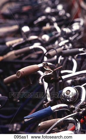 Stock Image - Abstract View of Bicycles. Fotosearch