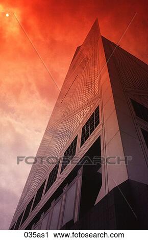 Stock Image - Graphic View of the Bank of China Central Hong Kong. Fotosearch