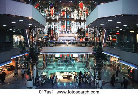 Stock Image - Interior of Department Store Hong Kong. Fotosearch