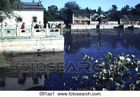 Lake with Waterlilies at the Summer Palace Beijing View Large Photo Image Stock Image - Lake with Waterlilies at the Summer Palace Beijing. Fotosearch