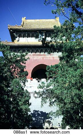 Ming Tombs at the Beijing Pavilions View Large Photo Image Stock Image - Ming Tombs at the Beijing Pavilions. Fotosearch