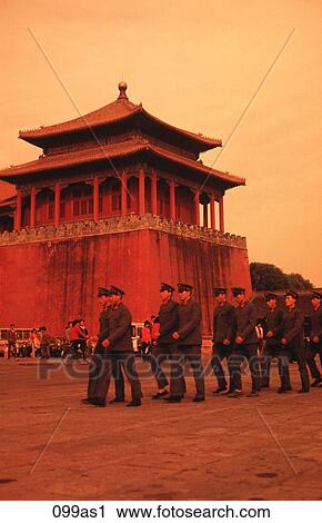 The Peoples Liberation Army Marching in the Forbidden City Beijing View Large Photo Image Stock Image - The Peoples Liberation Army Marching in the Forbidden City Beijing. Fotosearch