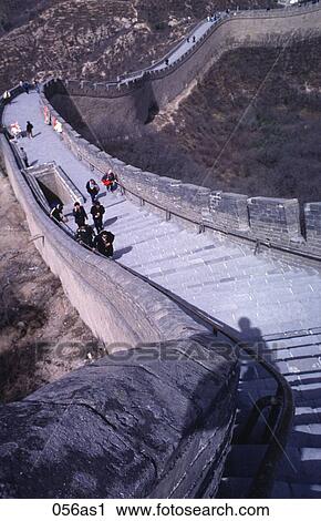 View along the Great Wall of China View Large Photo Image Stock Image - View along the Great Wall of China. Fotosearch