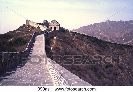View along the Great Wall of China Badaling View Large Photo Image Stock Image - View along the Great Wall of China Badaling. Fotosearch