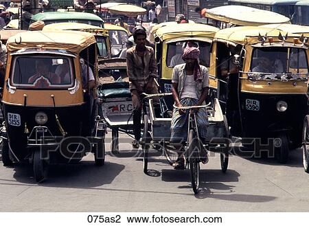 Autorickshaws in Rush Hour Traffic Delhi India Asia View Large Photo Image Stock Image - Autorickshaws in Rush Hour Traffic Delhi India Asia. Fotosearch