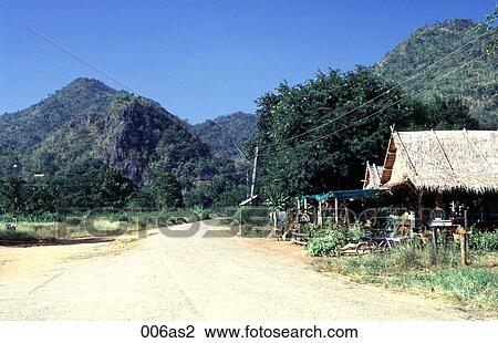 Dirt Road Kwai District Thailand Asia View Large Photo Image Stock Image - Dirt Road Kwai District Thailand Asia. Fotosearch