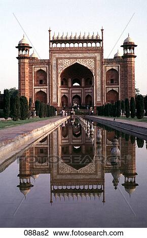 View of Taj Mahal Water Garden Agra India Asia View Large Photo Image Stock Image - View of Taj Mahal Water Garden Agra India Asia. Fotosearch