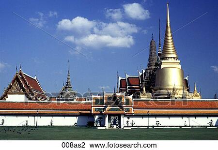 Wat Phra Kaew Bangkok Thailand Asia View Large Photo Image Stock Image - Wat Phra Kaew Bangkok Thailand Asia. Fotosearch
