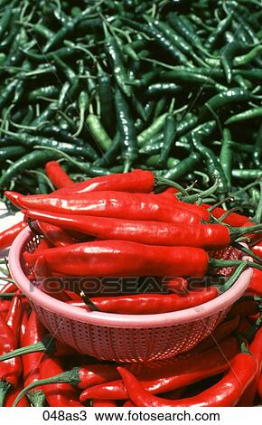 Display of Red and Green Chillies Korea Asia View Large Photo Image Stock Image - Display of Red and Green Chillies Korea Asia. Fotosearch