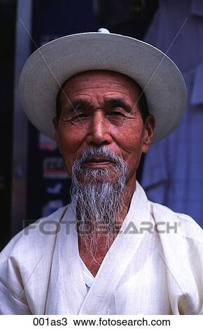 Old Man Wearing a Hat Korea Asia View Large Photo Image Stock Image - Old Man Wearing a Hat Korea Asia. Fotosearch