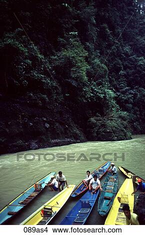 Canoes Moored on Pagsanjan River The Philippines View Large Photo Image Picture - Canoes Moored on Pagsanjan River The Philippines. Fotosearch