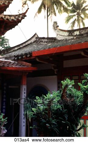 Temple Roof Penang Malaysia Asia View Large Photo Image Picture - Temple Roof Penang Malaysia Asia. Fotosearch