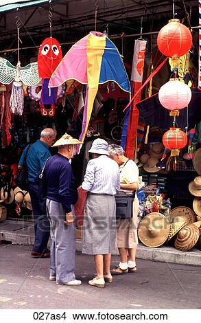 Tourists in China Town Singapore Asia View Large Photo Image Picture - Tourists in China Town Singapore Asia. Fotosearch
