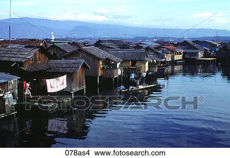 Village on Stilts Zamboanga The Philippines Asia View Large Photo Image Picture - Village on Stilts Zamboanga The Philippines Asia. Fotosearch
