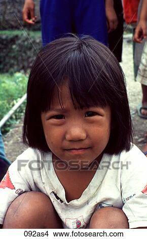 Picture - Young Girl The Philippines Asia. Fotosearch