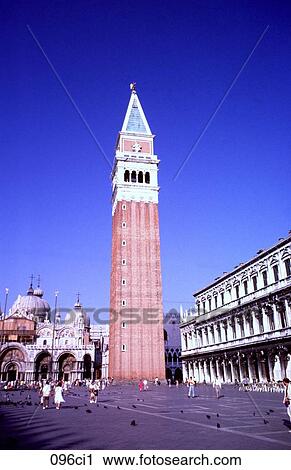 Campanille St Mark`s Square Venice Italy View Large Photo Image Stock Image - Campanille St Mark`s Square Venice Italy. Fotosearch