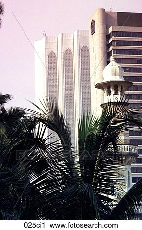 Mosque Palms and Office Blocks Kuala Lumpur Malaysia View Large Photo Image Stock Image - Mosque Palms and Office Blocks Kuala Lumpur Malaysia. Fotosearch
