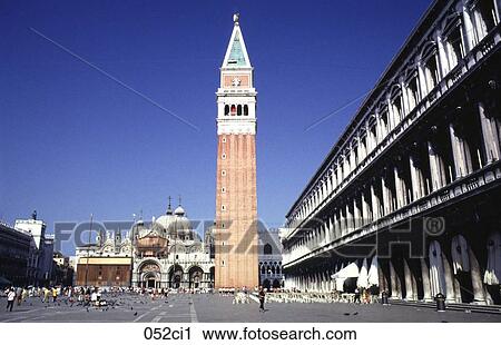 Stock Image - Piazza San Marco Venice Italy. Fotosearch