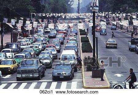 Rush Hour in Mexico City Mexico View Large Photo Image Stock Image - Rush Hour in Mexico City Mexico. Fotosearch