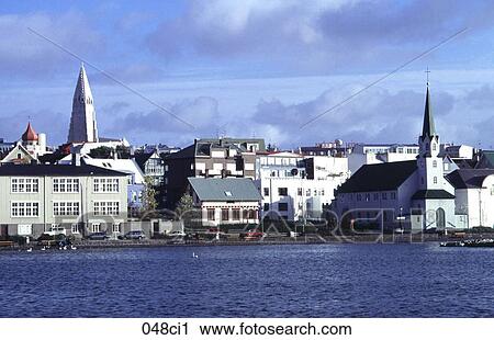 Skyline of Reykjavik Iceland View Large Photo Image Stock Image - Skyline of Reykjavik Iceland. Fotosearch