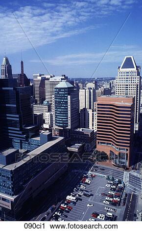 Skyline Skyscrapers City Baltimore Maryland USA View Large Photo Image Stock Image - Skyline Skyscrapers City Baltimore Maryland USA. Fotosearch