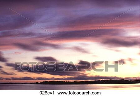 Evening Sky over an Estuary UK View Large Photo Image Stock Image - Evening Sky over an Estuary UK. Fotosearch