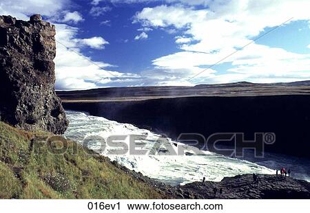 White Water Iceland View Large Photo Image Stock Image - White Water Iceland. Fotosearch
