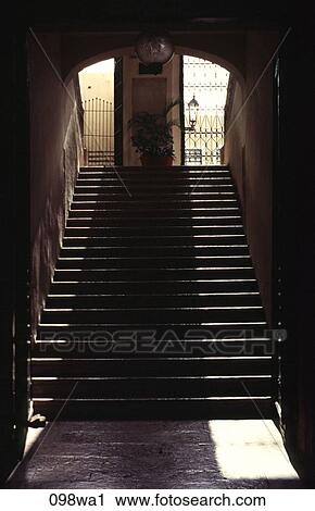 Indoor Staircase Mexico View Large Photo Image Stock Image - Indoor Staircase Mexico. Fotosearch