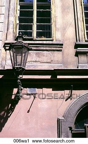 Lamp and Building Facade Czech Republic View Large Photo Image Stock Image - Lamp and Building Facade Czech Republic. Fotosearch