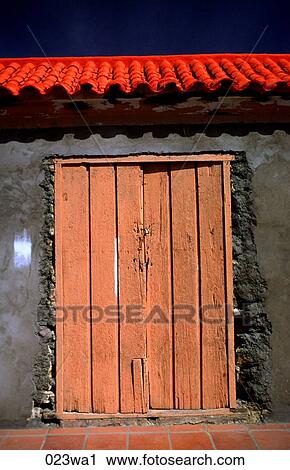 Painted Wooden Door Venezuela View Large Photo Image Stock Image - Painted Wooden Door Venezuela. Fotosearch