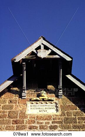 Roof of School Building with Bell View Large Photo Image Stock Image - Roof of School Building with Bell. Fotosearch